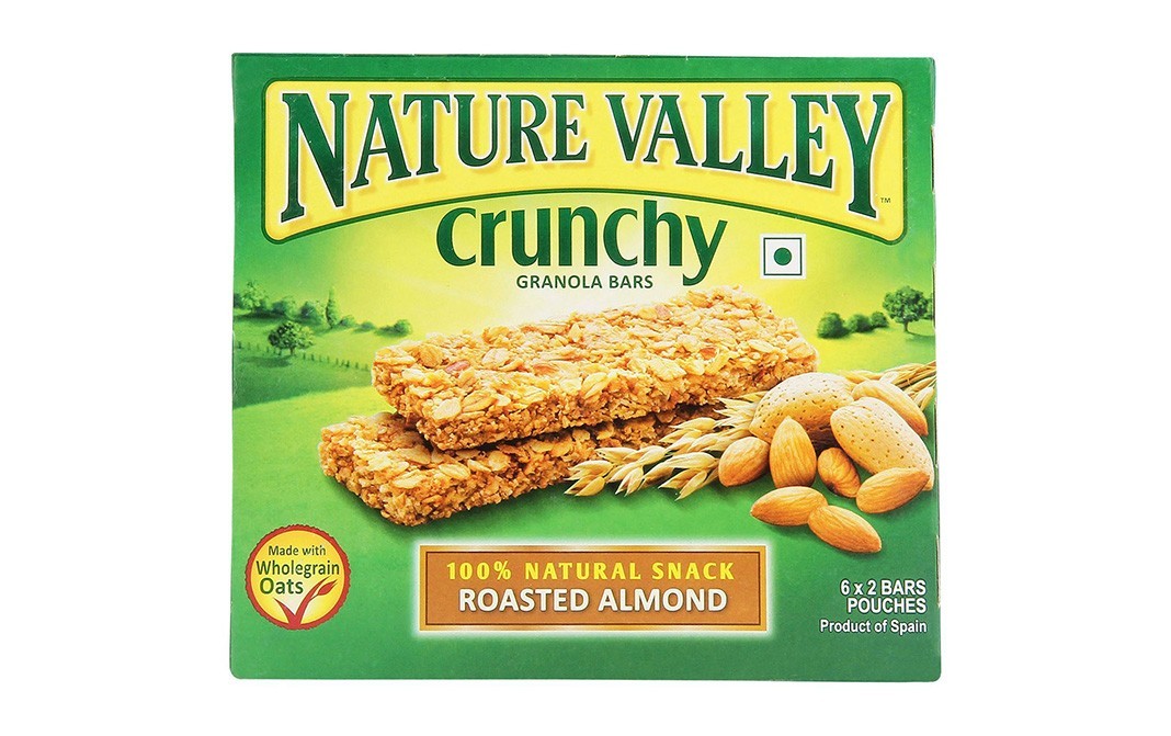 Nature Valley Crunchy Granola Bars, Roasted Almond   Box  252 grams